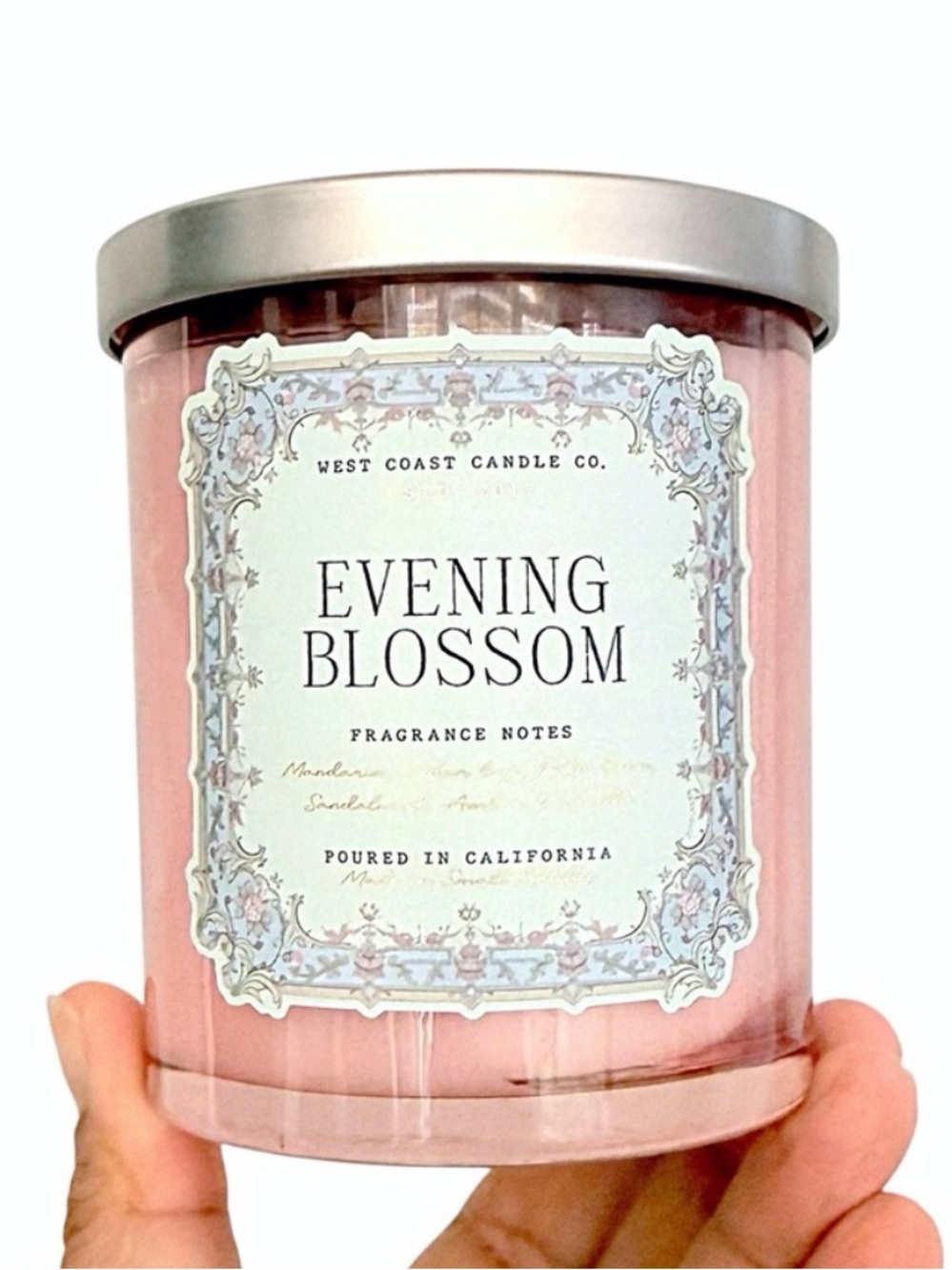 Leoben Company Evening Blossom Pink Luxury Scented Candle